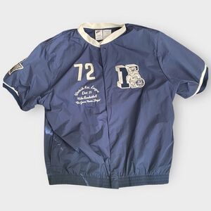 Nike Authentics Warm Up Shirt Jacket Top Mens size XL-Tall FQ6170 410 Brand New